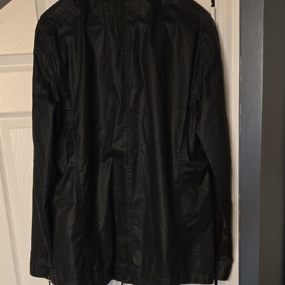 John Varvatos Black Military Field Jacket - Picture 9 of 14